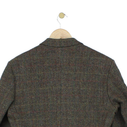 Mens Harris Tweed Blazer Uk Made Formal Wool