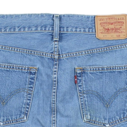 Womens Denim Skirt  Distressed Mini