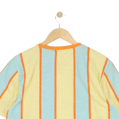 Mens Striped T-Shirt Retro Summer