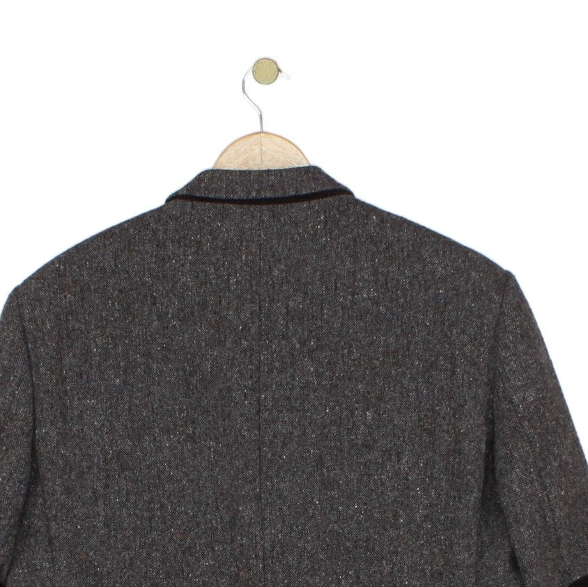 Mens Blazer Elbow Patches Wool Blend
