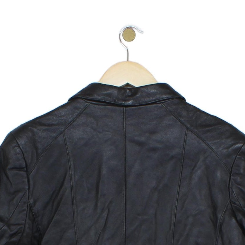 Womens Leather Jacket Full Zip