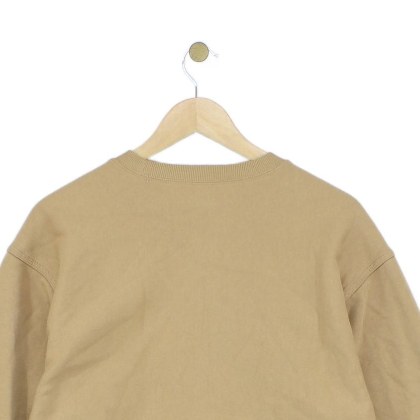 Mens Sweatshirt Embroidered Crew Neck Streetwear