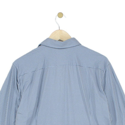 Mens Shirt Slim Fit Long Sleeve Stretch