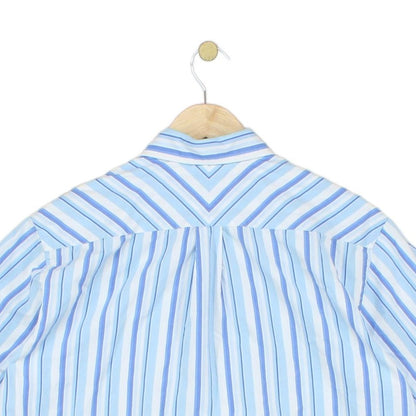 Mens Striped Shirt  Short Sleeve