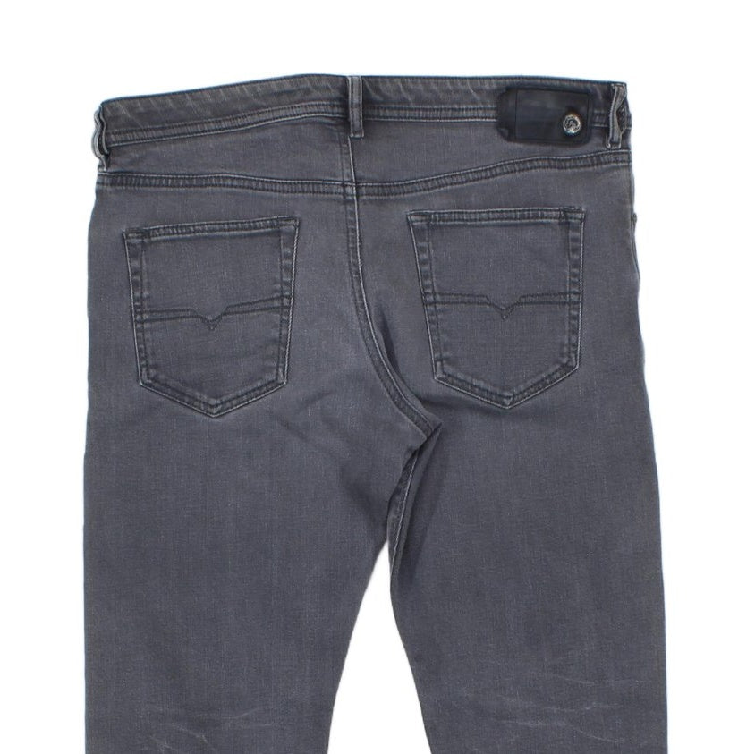 Mens Buster Jeans Regular Slim Tapered Denim