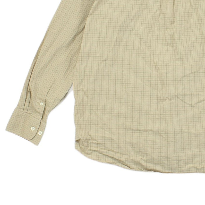 Mens Check Shirt Classic Long Sleeve