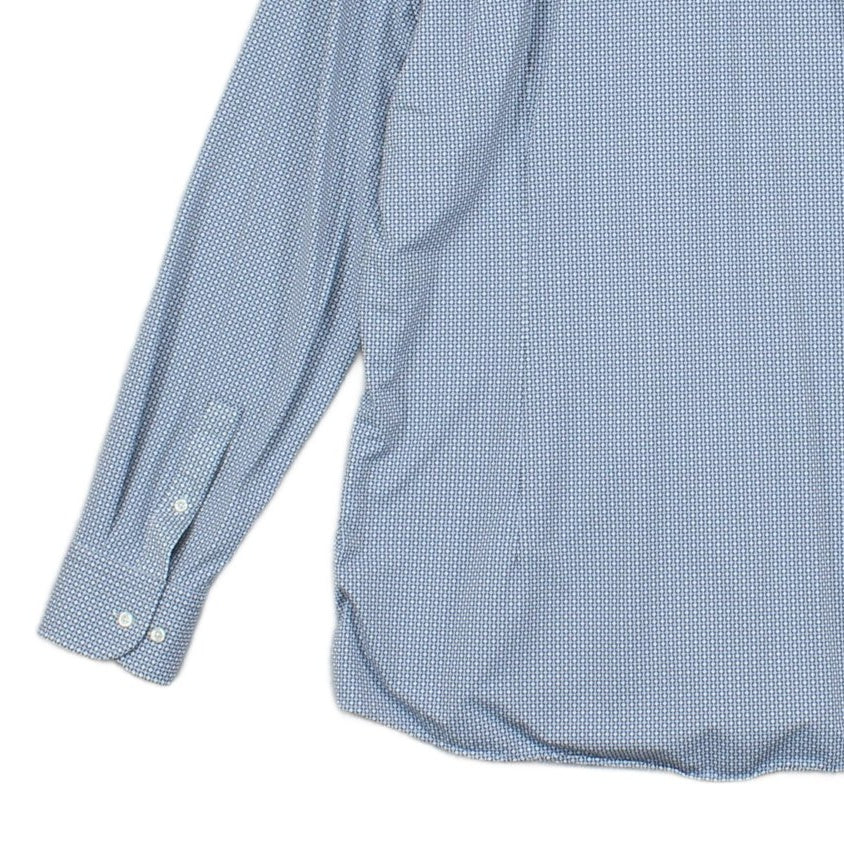Mens Shirt Slim Fit Long Sleeve Stretch