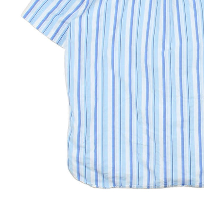 Mens Striped Shirt  Short Sleeve