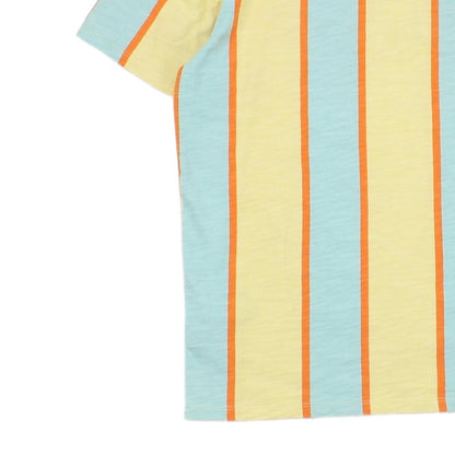 Mens Striped T-Shirt Retro Summer