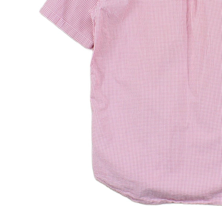 Mens Shirt  Casual Short Sleeve Check