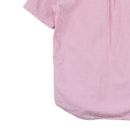 Mens Shirt  Casual Short Sleeve Check