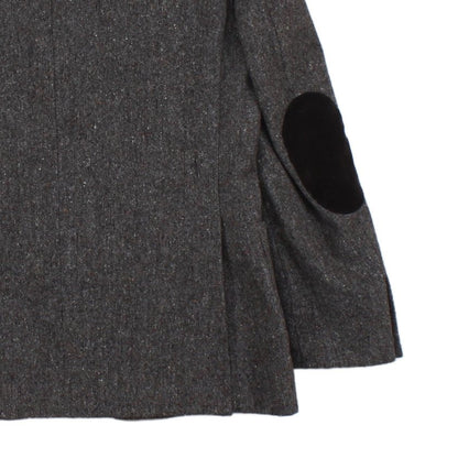 Mens Blazer Elbow Patches Wool Blend