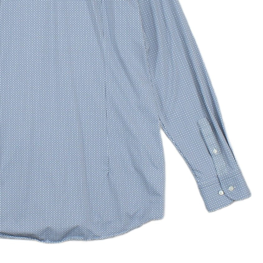Mens Shirt Slim Fit Long Sleeve Stretch
