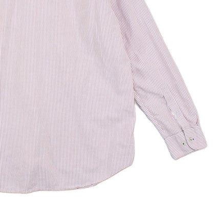 Mens Striped Shirt Button Up Long Sleeve