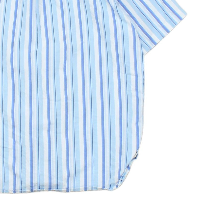 Mens Striped Shirt  Short Sleeve