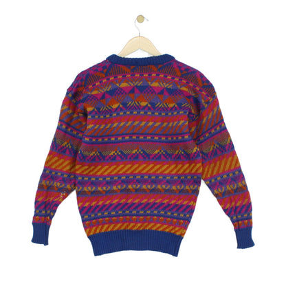 Womens Jumper Uk Made Pattern Wool