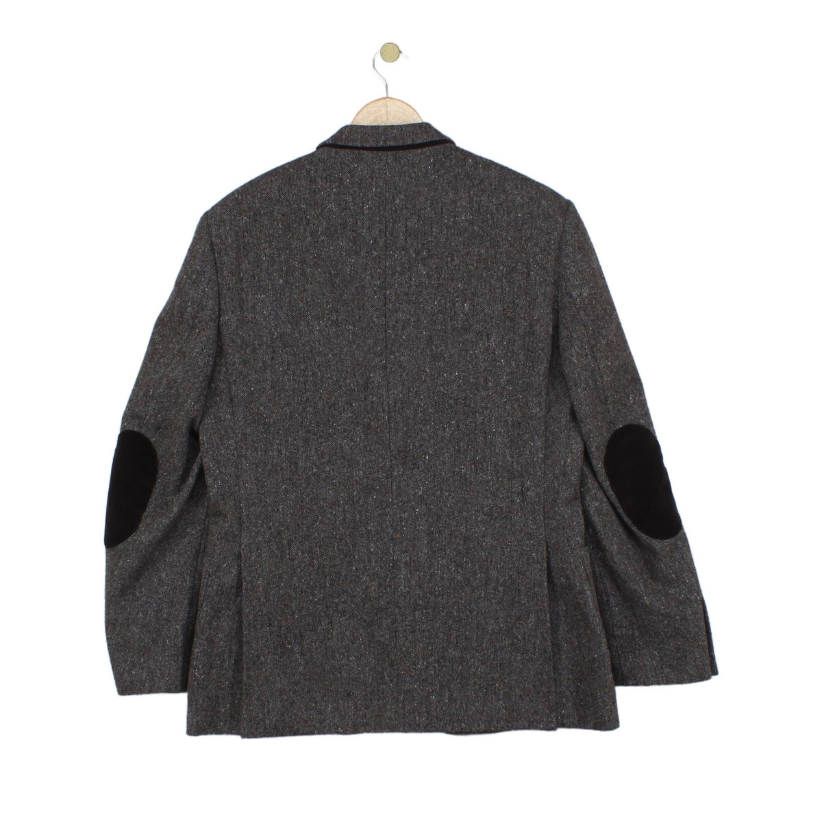Mens Blazer Elbow Patches Wool Blend