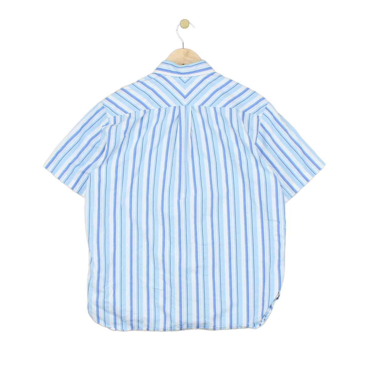 Mens Striped Shirt  Short Sleeve