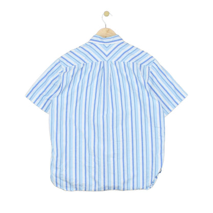 Mens Striped Shirt  Short Sleeve