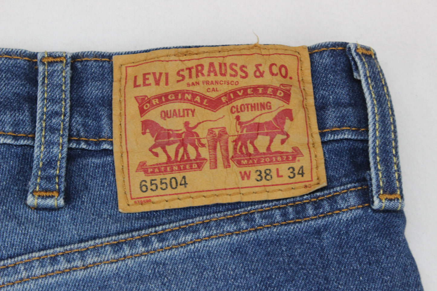 Mens Jeans Stretch Denim Classic Straight