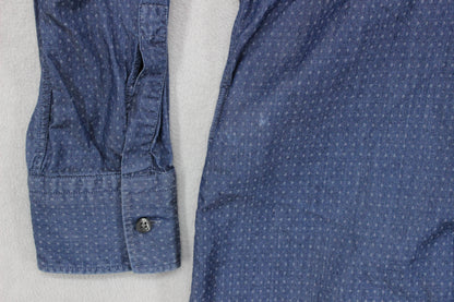 Mens Shirt Slim Fit Long Sleeve Patterned