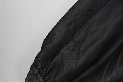 Womens Leather Jacket Uk Made Snap Buttons