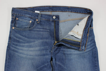 Mens Jeans Stretch Denim Classic Straight