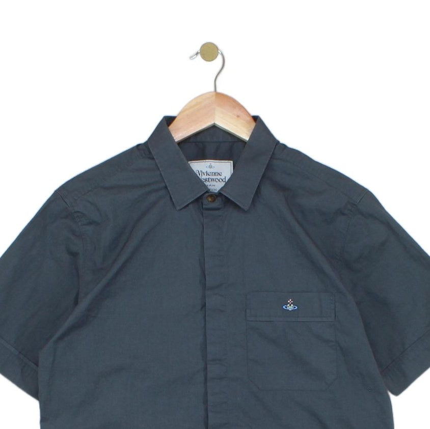 Mens Shirt Short Sleeve Designer Formal Casual