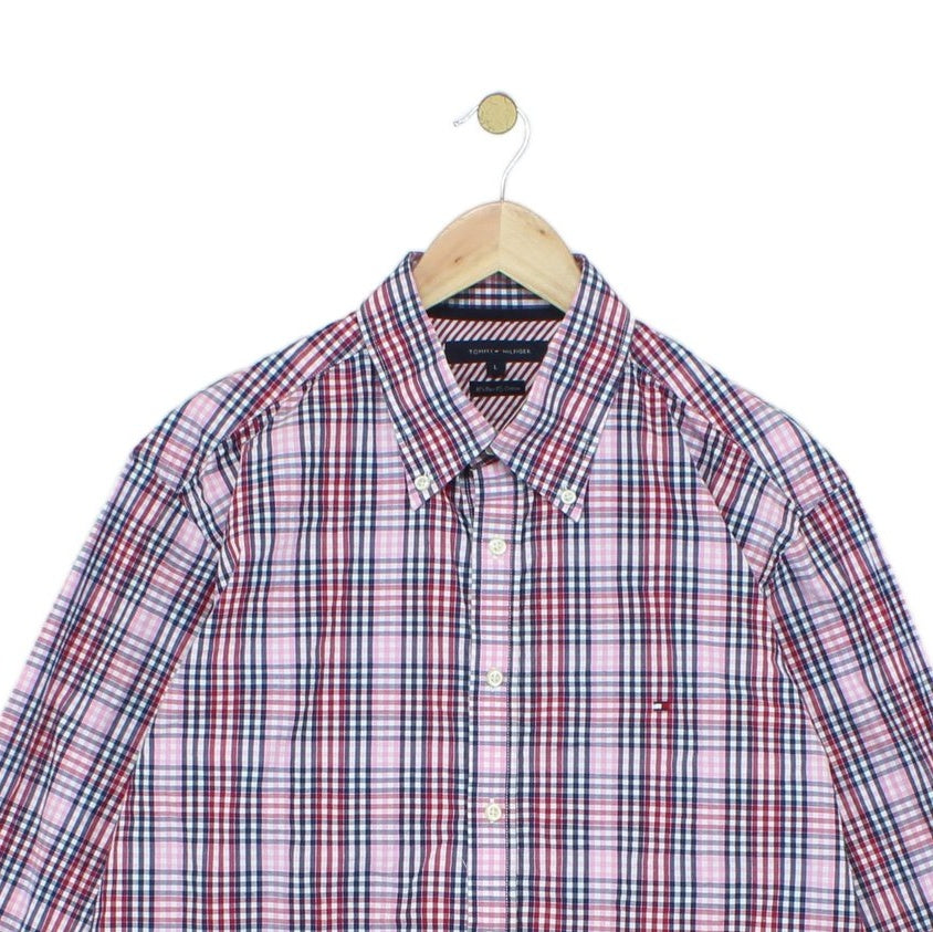 Mens Plaid Shirt Long Sleeve