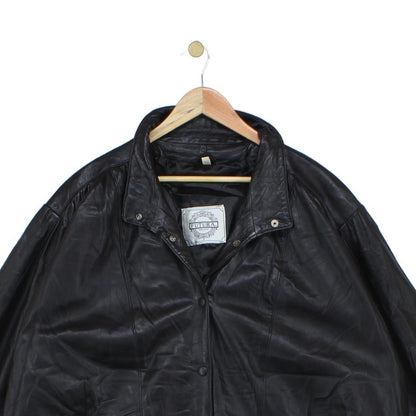 Womens Leather Jacket Uk Made Snap Buttons