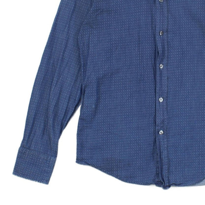 Mens Shirt Slim Fit Long Sleeve Patterned
