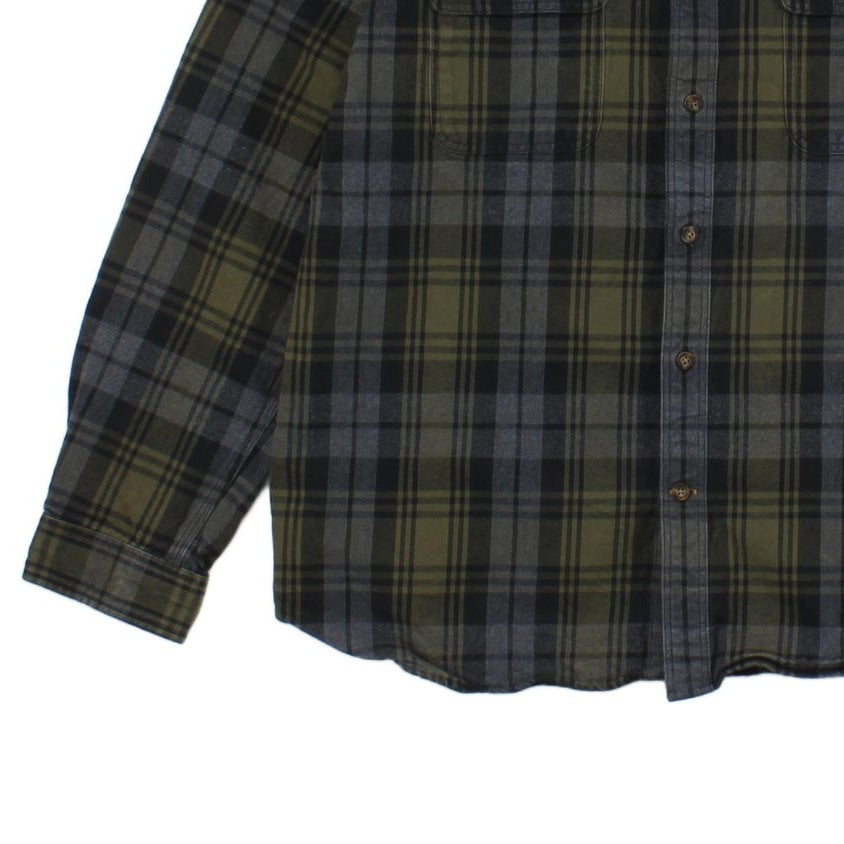 Mens Plaid Shirt Slim Fit Long Sleeve