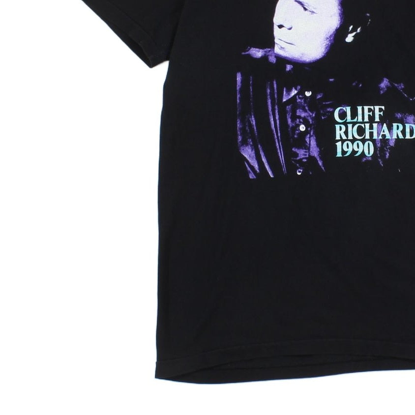 Mens Cliff Richard 1990 T Shirt Single Stitch