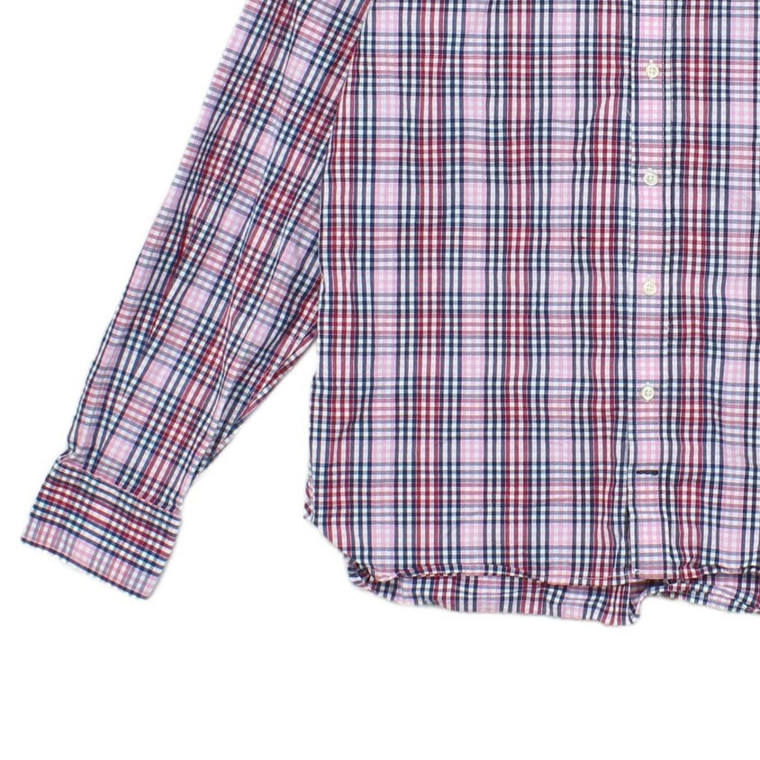Mens Plaid Shirt Long Sleeve