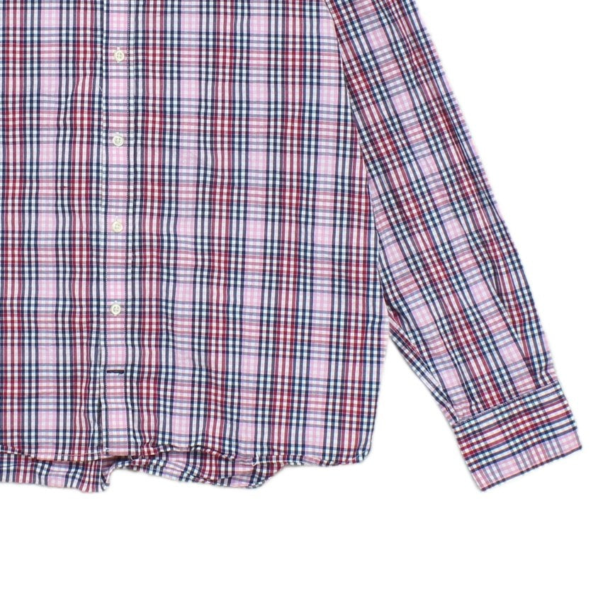 Mens Plaid Shirt Long Sleeve