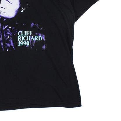 Mens Cliff Richard 1990 T Shirt Single Stitch