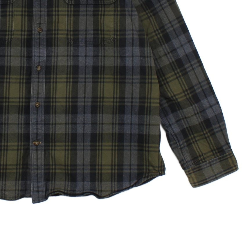 Mens Plaid Shirt Slim Fit Long Sleeve