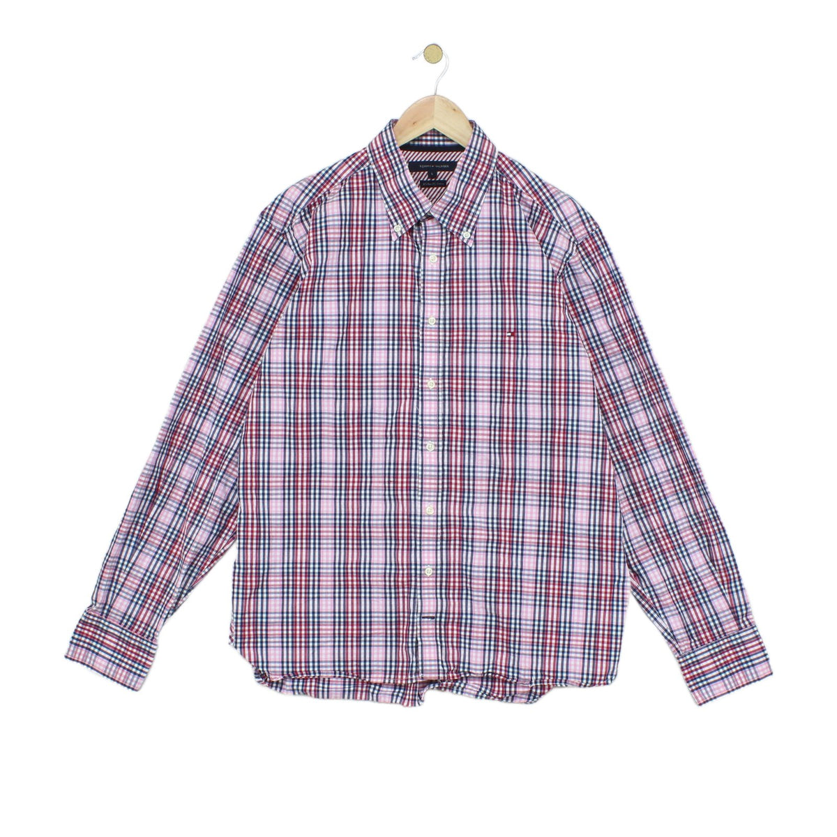 Mens Plaid Shirt Long Sleeve