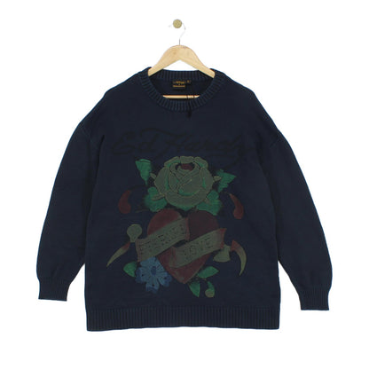 Mens X Urban Outfitters Jumper Graphic Knit