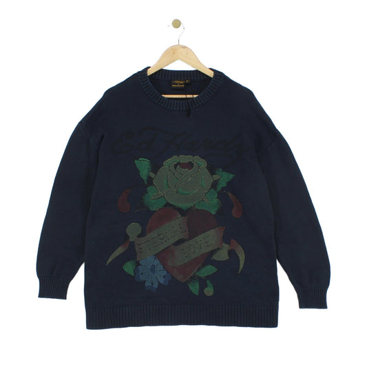 Mens X Urban Outfitters Jumper Graphic Knit