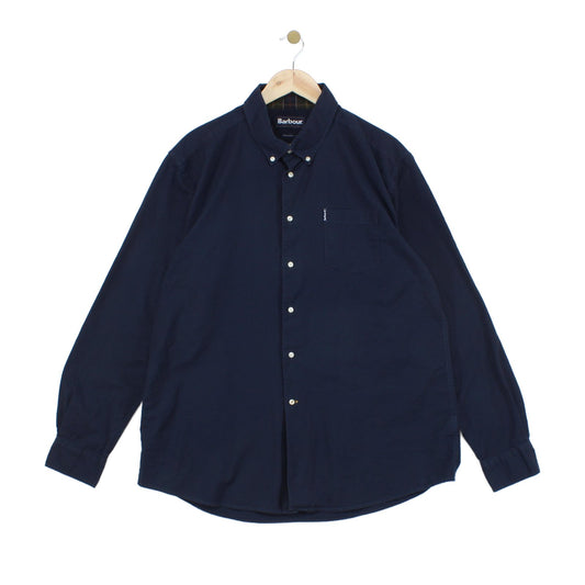 Mens Oxford Shirt Button Down Tailored Long Sleeve