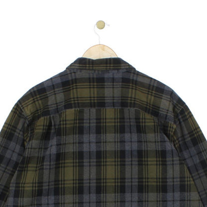 Mens Plaid Shirt Slim Fit Long Sleeve