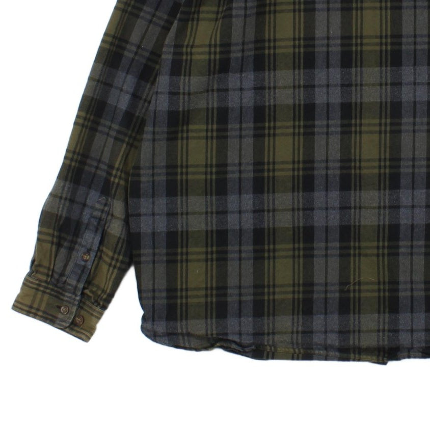 Mens Plaid Shirt Slim Fit Long Sleeve