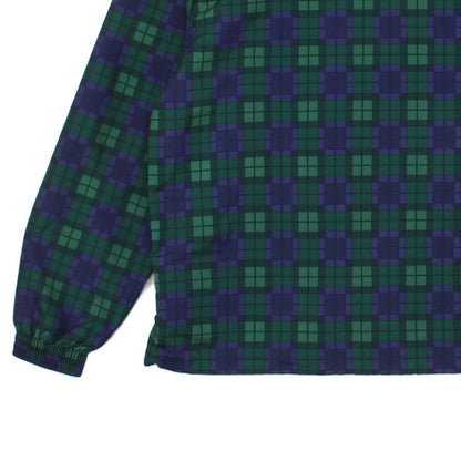 Mens X The Hundreds 1/4 Zip Windbreaker Jacket Plaid