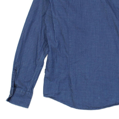 Mens Shirt Slim Fit Long Sleeve Patterned