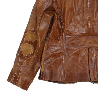 Womens Leather Jacket Full Zip