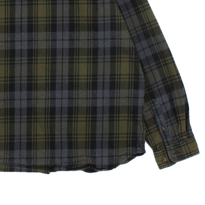 Mens Plaid Shirt Slim Fit Long Sleeve