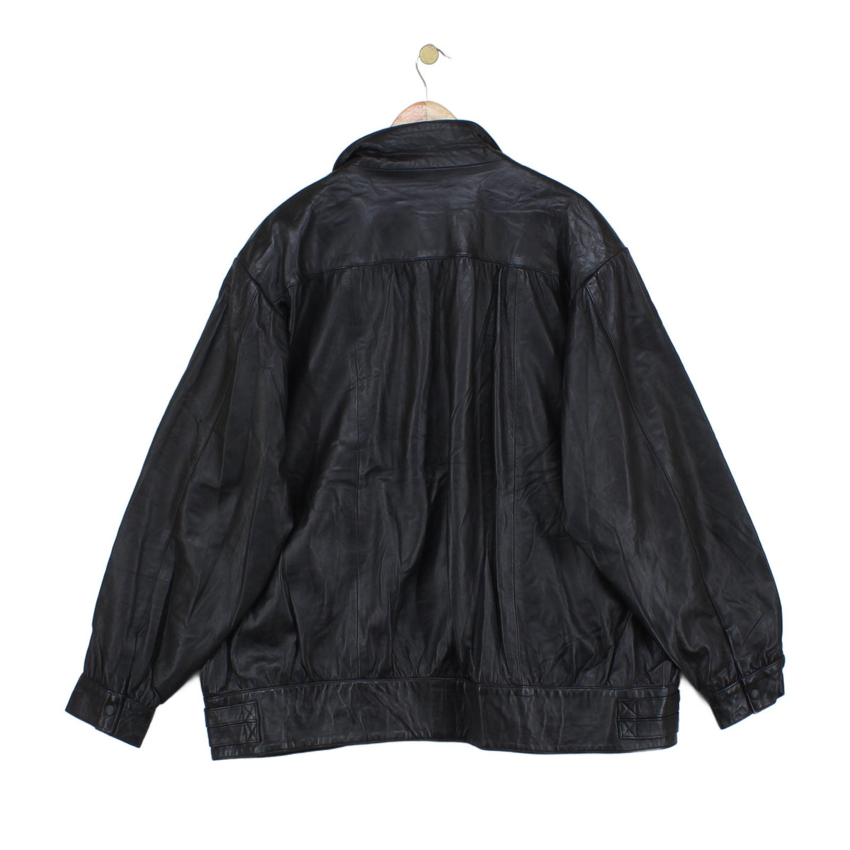 Womens Leather Jacket Uk Made Snap Buttons