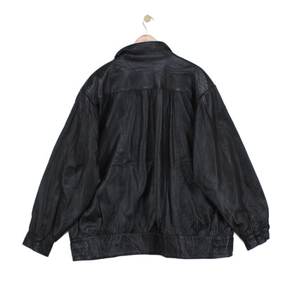 Womens Leather Jacket Uk Made Snap Buttons
