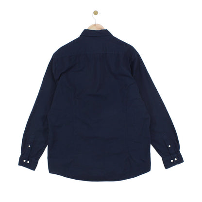Mens Oxford Shirt Button Down Tailored Long Sleeve